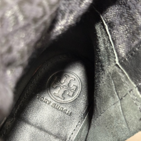 Tory Burch Black Leather Riding Boots NWOT - Picture 4 of 16
